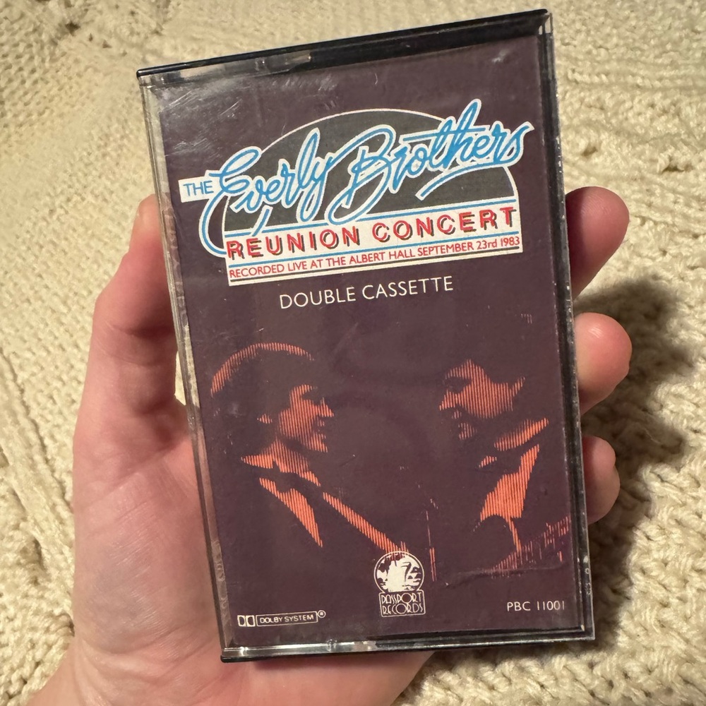 The Everly Brothers Reunion Concert Double Cassette